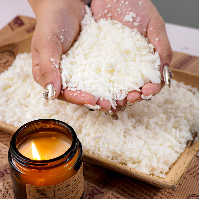Natural Soy Wax Unscented Candle Material 100% No Additives For Handmade DIY Candle Making Supplies