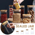 Glass Food Storage Containers With Wooden Lid